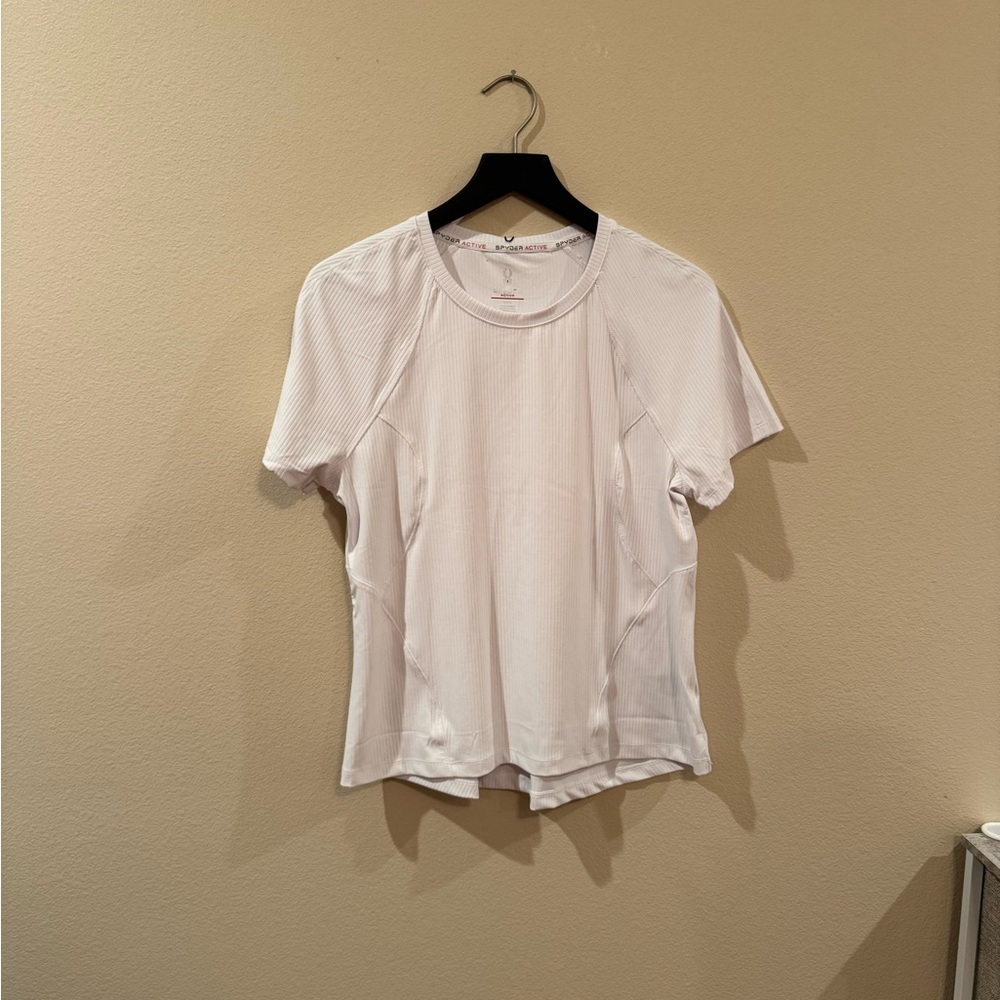 NWT Spyder Women's White Short Sleeve Tee